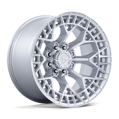 Fuel 1PC FC873 CHARGER 22X12 GLOSS SILVER W/ MACHINED FACE