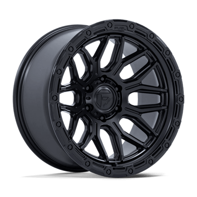 Fuel 1PC FC881 SURGE 20X9 MATTE BLACK W/ GLOSS BLACK LIP
