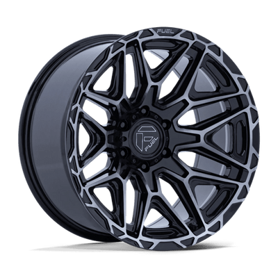Fuel 1PC FC885 INJECTOR 20X10 GLOSS BLACK MACHINED FACE W/ DARK TINT