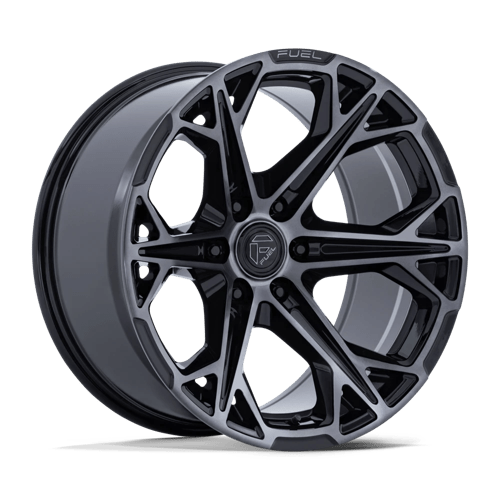 Fuel 1PC FC886 HAMMERHEAD 20X9 GLOSS BLACK DARK TINTED CLEAR
