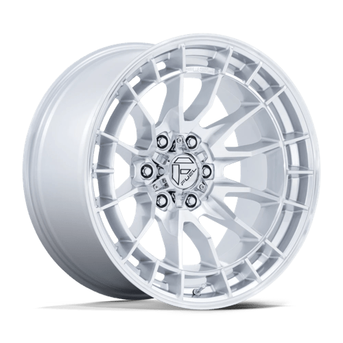 Fuel 1PC FC888 REVOLT 17X8.5 HYPER SILVER W/ MACHINED FACE