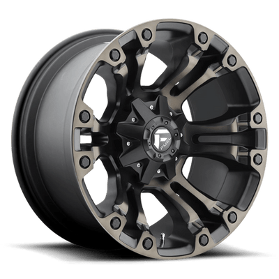 Fuel 1PC D569 VAPOR 18X9 MATTE BLACK DOUBLE DARK TINT