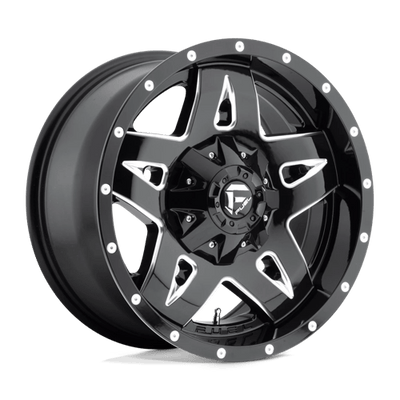 Fuel 1PC D554 FULL BLOWN 18X9 GLOSS BLACK MILLED
