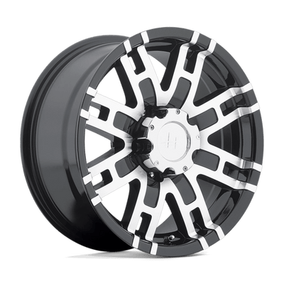 Helo HE835 20X9 GLOSS BLACK MACHINED
