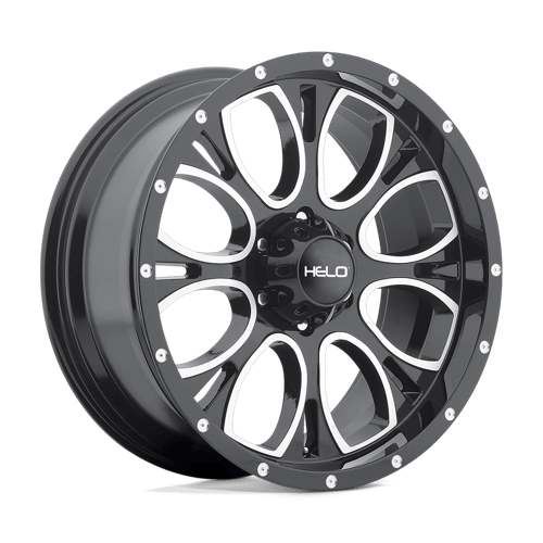 Helo HE879 18X9 GLOSS BLACK MACHINED & MILLED