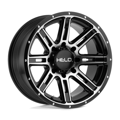 Helo HE900 20X9 GLOSS BLACK MACHINED