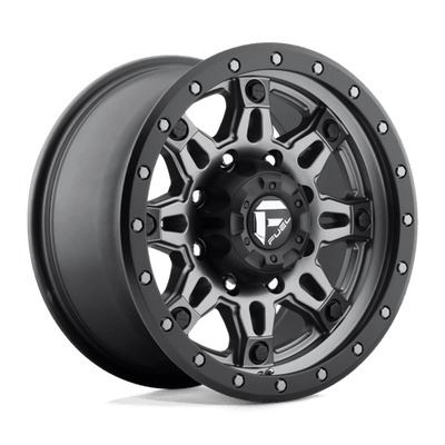 Fuel 1PC D568 HOSTAGE 17X9 MATTE GUN METAL BLACK BEAD RING