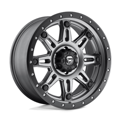 Fuel 1PC D568 HOSTAGE III 18X9 MATTE GUN METAL BLACK BEAD RING