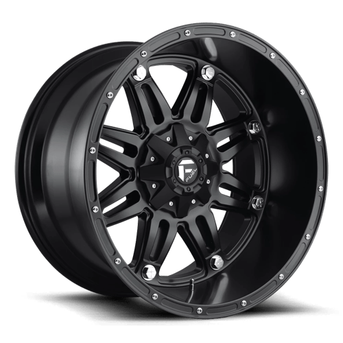 Fuel 1PC D531 HOSTAGE 22X12 MATTE BLACK