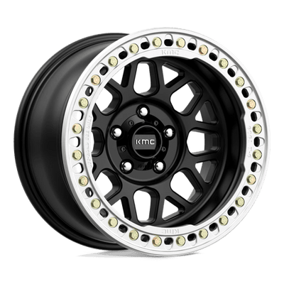 KMC KM235 GRENADE CRAWL BEADLOCK 17X8.5 SATIN BLACK