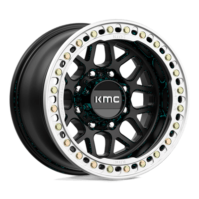 KMC KM235 GRENADE CRAWL BEADLOCK 17X9 SATIN BLACK