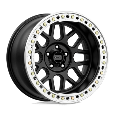 KMC KM235 GRENADE CRAWL BEADLOCK 20X10 SATIN BLACK