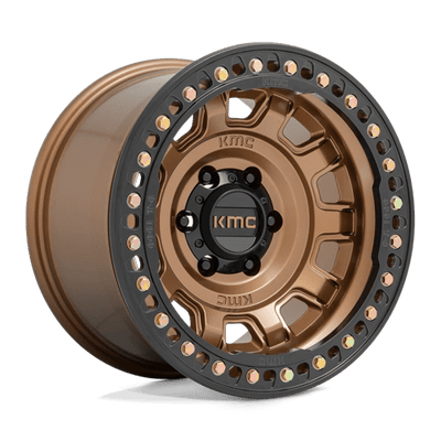 KMC KM236 TANK BEADLOCK 17X9 MATTE BRONZE