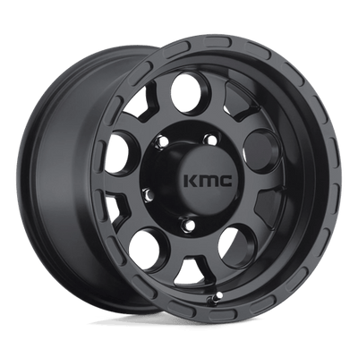 KMC KM522 ENDURO 15X9 MATTE BLACK