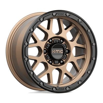 KMC KM535 GRENADE OFF-ROAD 17X9 MATTE BRONZE W/ MATTE BLACK LIP