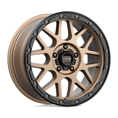 KMC KM535 GRENADE OFF-ROAD 18X8.5 MATTE BRONZE W/ MATTE BLACK LIP