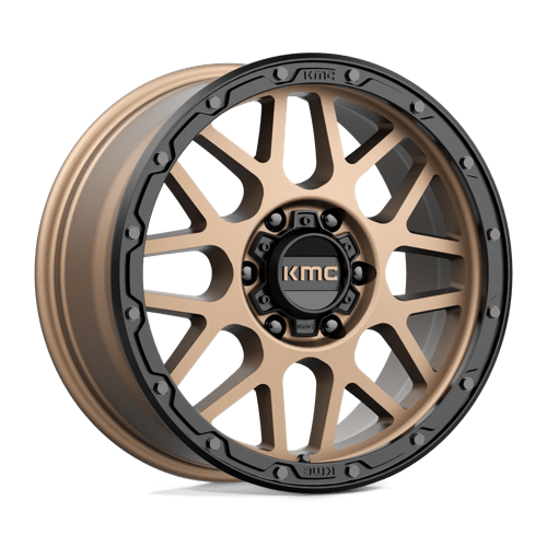 KMC KM535 GRENADE OFF-ROAD 18X8.5 MATTE BRONZE W/ MATTE BLACK LIP