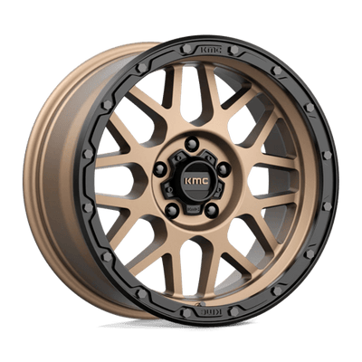 KMC KM535 GRENADE OFF-ROAD 18X8.5 MATTE BRONZE W/ MATTE BLACK LIP