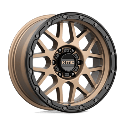 KMC KM535 GRENADE OFF-ROAD 18X8.5 MATTE BRONZE W/ MATTE BLACK LIP