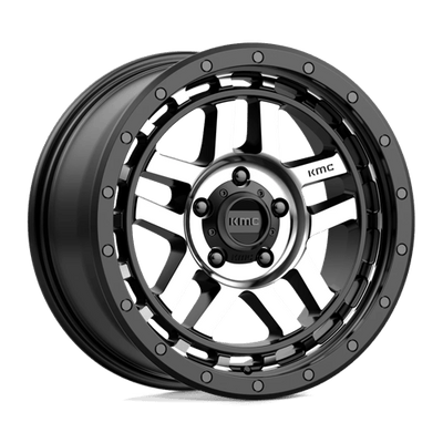 KMC KM540 RECON 18X8.5 SATIN BLACK MACHINED