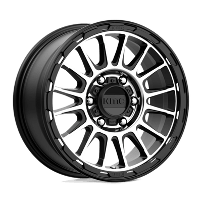 KMC KM542 IMPACT 16X8 SATIN BLACK MACHINED
