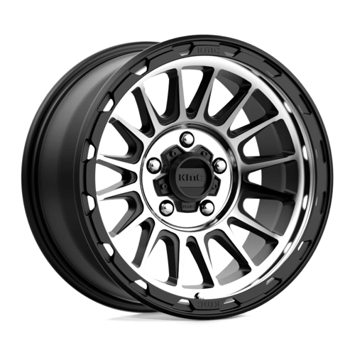 KMC KM542 IMPACT 17X8.5 SATIN BLACK MACHINED