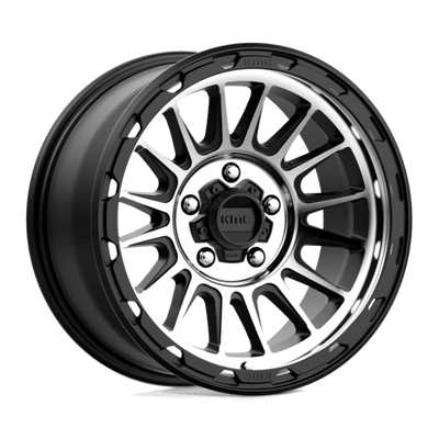 KMC KM542 IMPACT 17X8.5 SATIN BLACK MACHINED