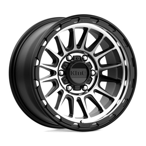 KMC KM542 IMPACT 17X8.5 SATIN BLACK MACHINED
