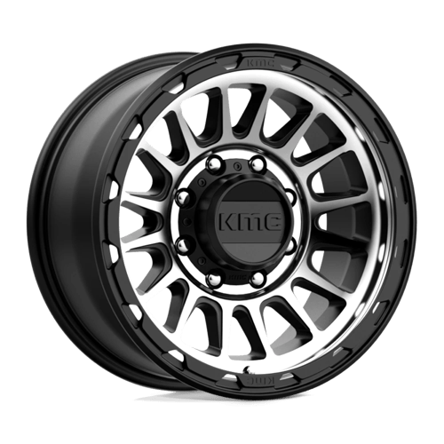 KMC KM542 IMPACT 17X8.5 SATIN BLACK MACHINED