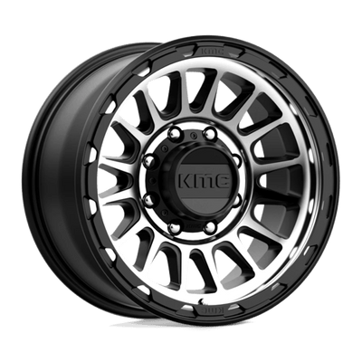 KMC KM542 IMPACT 17X8.5 SATIN BLACK MACHINED