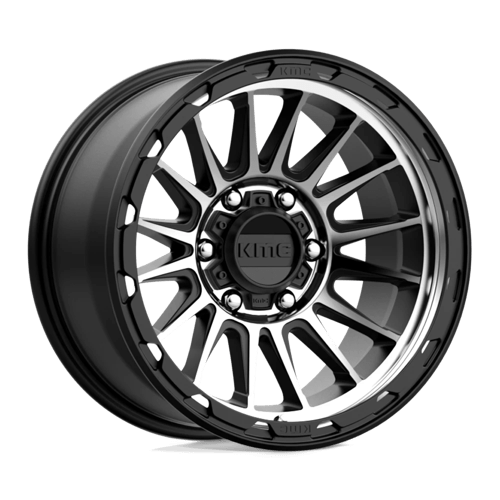 KMC KM542 IMPACT 17X9 SATIN BLACK MACHINED