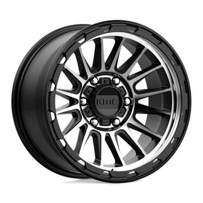 KMC KM542 IMPACT 17X9 SATIN BLACK MACHINED