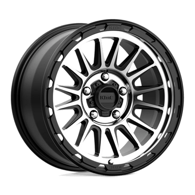 KMC KM542 IMPACT 17X9 SATIN BLACK MACHINED