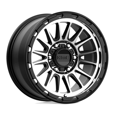 KMC KM542 IMPACT 17X9 SATIN BLACK MACHINED