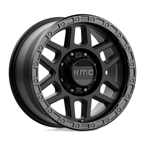 KMC KM544 MESA 18X9 SATIN BLACK W/ GLOSS BLACK LIP