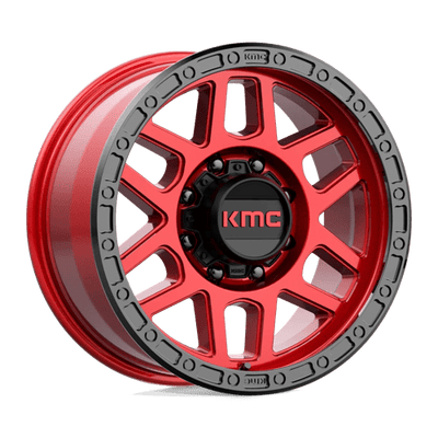 KMC KM544 MESA 18X9 CANDY RED W/ BLACK LIP