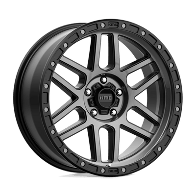 KMC KM544 MESA 17X8.5 SATIN BLACK W/ GRAY TINT