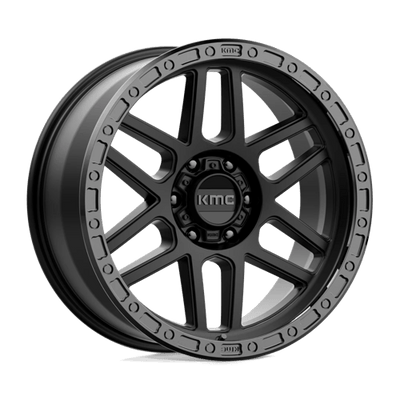 KMC KM544 MESA 20X9 SATIN BLACK W/ GLOSS BLACK LIP
