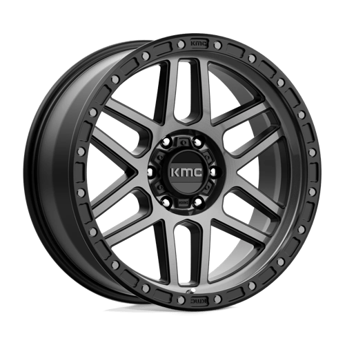 KMC KM544 MESA 17X8.5 SATIN BLACK W/ GRAY TINT