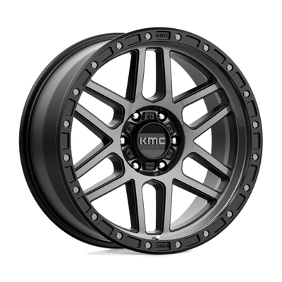 KMC KM544 MESA 17X8.5 SATIN BLACK W/ GRAY TINT