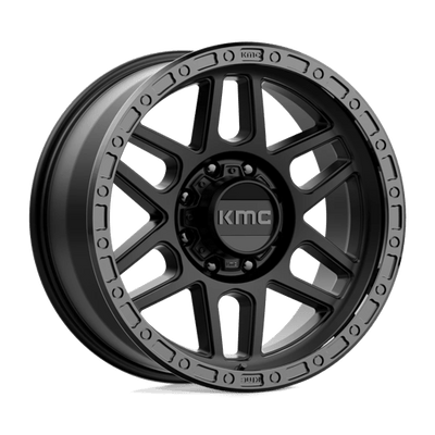 KMC KM544 MESA 20X9 SATIN BLACK W/ GLOSS BLACK LIP