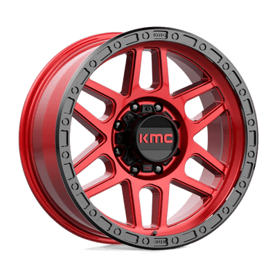 KMC KM544 MESA 20X9 CANDY RED W/ BLACK LIP