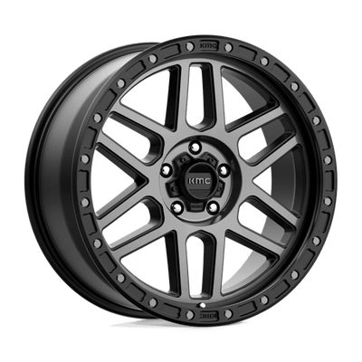 KMC KM544 MESA 20X9 SATIN BLACK W/ GRAY TINT