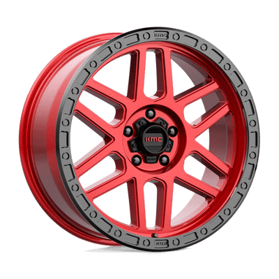 KMC KM544 MESA 20X9 CANDY RED W/ BLACK LIP