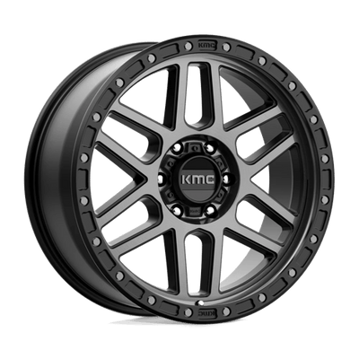KMC KM544 MESA 17X9 SATIN BLACK W/ GRAY TINT