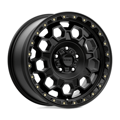 KMC KM545 TREK 17X8 SATIN BLACK