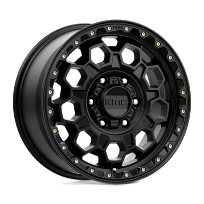 KMC KM545 TREK 17X8 SATIN BLACK