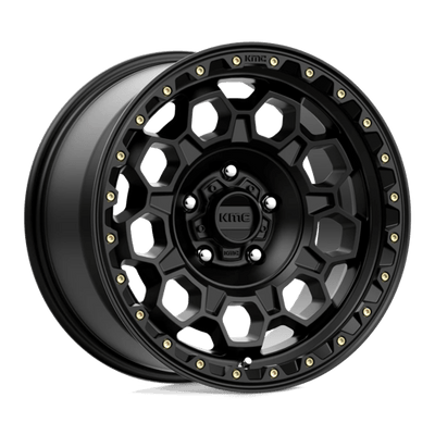 KMC KM545 TREK 17X9 SATIN BLACK