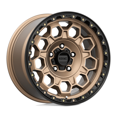 KMC KM545 TREK 17X9 MATTE BRONZE W/ BLACK LIP