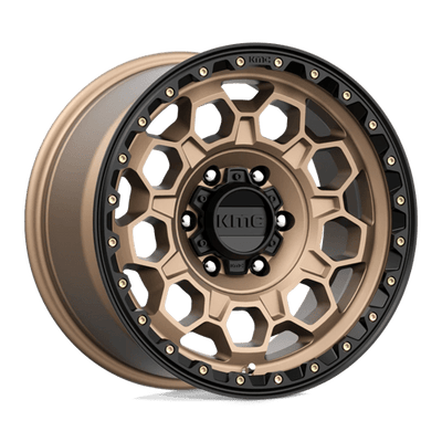 KMC KM545 TREK 17X9 MATTE BRONZE W/ BLACK LIP